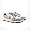Angled front view of a full pair of Nike SB Dunk Low