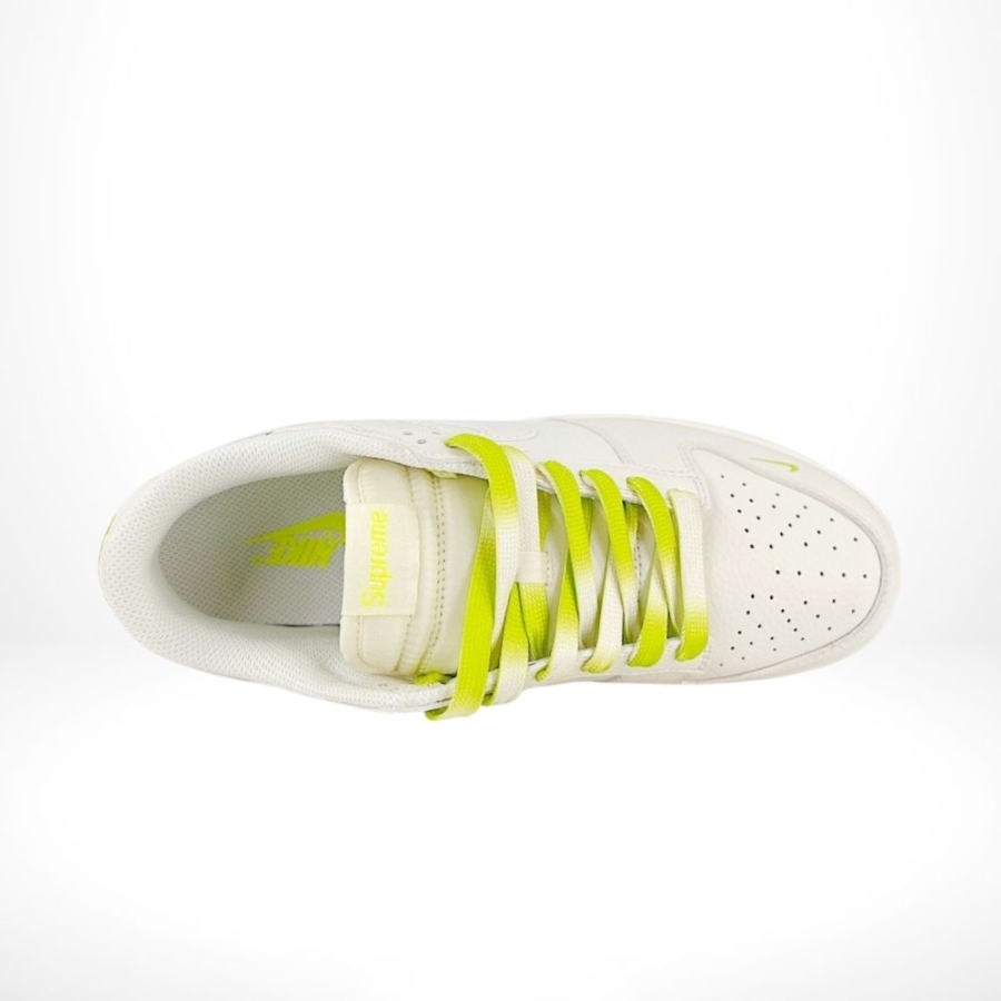 Top-down view of the Nike SB Dunk Low