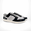 Angled front view of a full pair of Nike SB Dunk Low