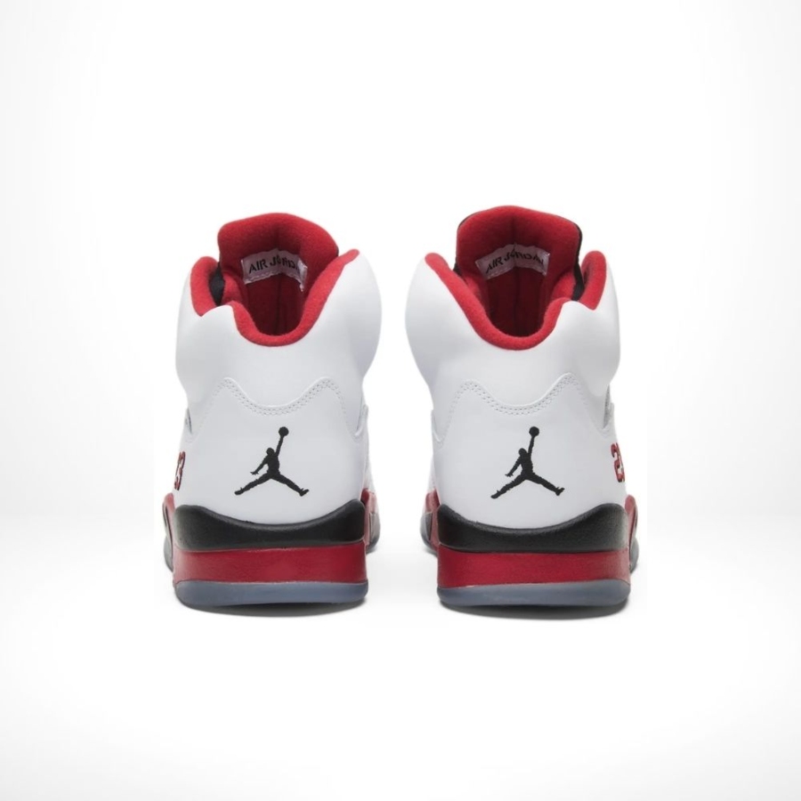 Rear view of the Air Jordan 5