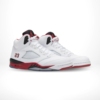 Angled front view of a full pair of Air Jordan 5