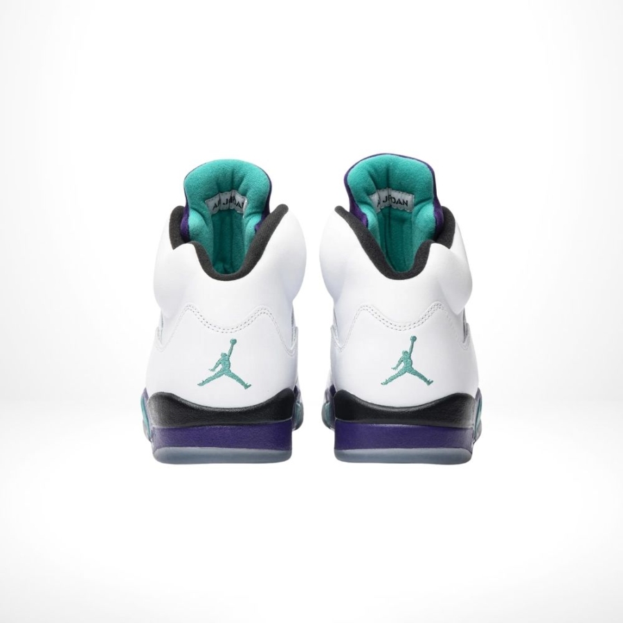 Rear view of the Air Jordan 5