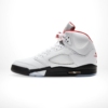 Medial side view of the Air Jordan 5
