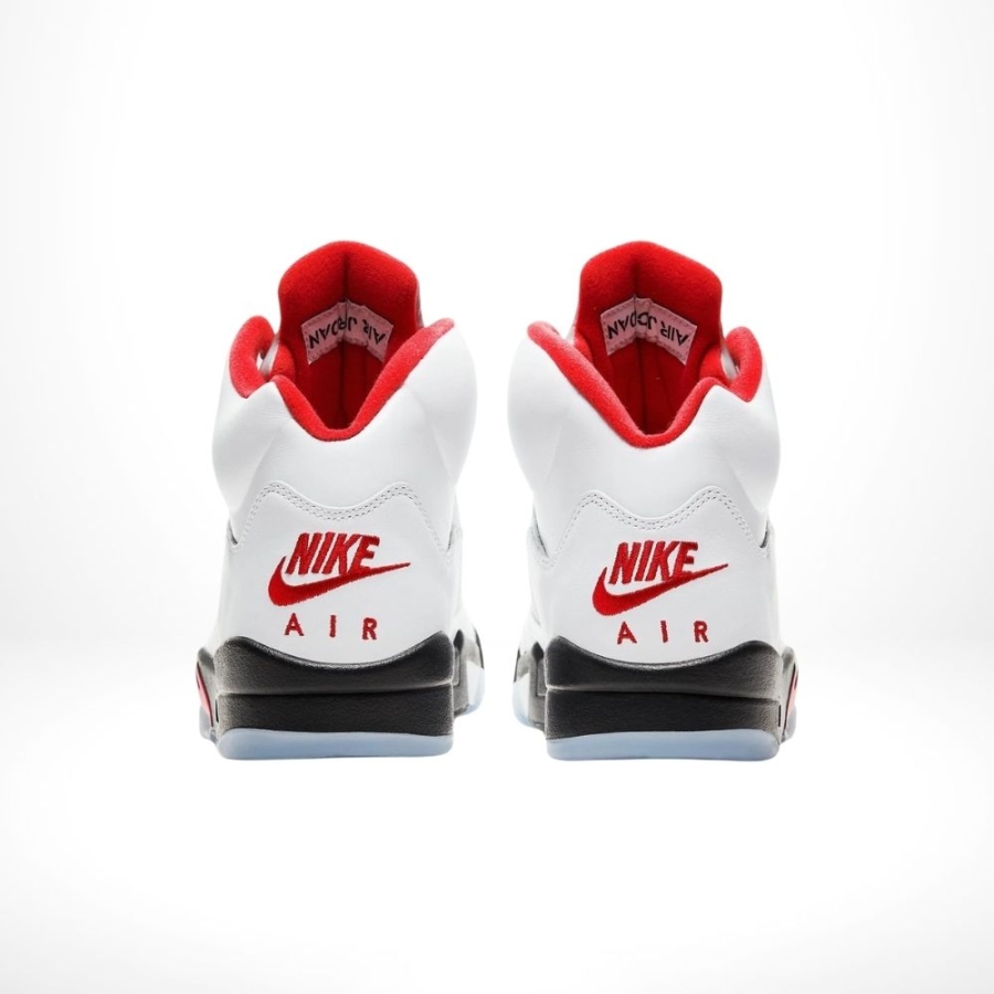 Rear view of the Air Jordan 5