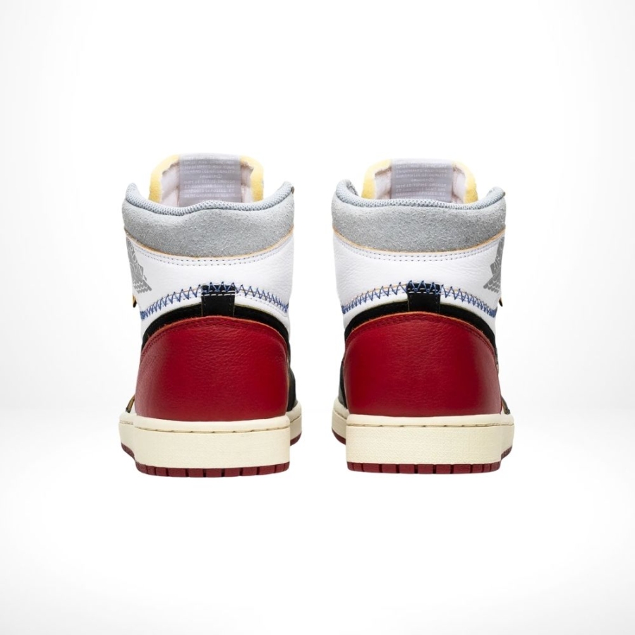 Rear view of the Air Jordan 1