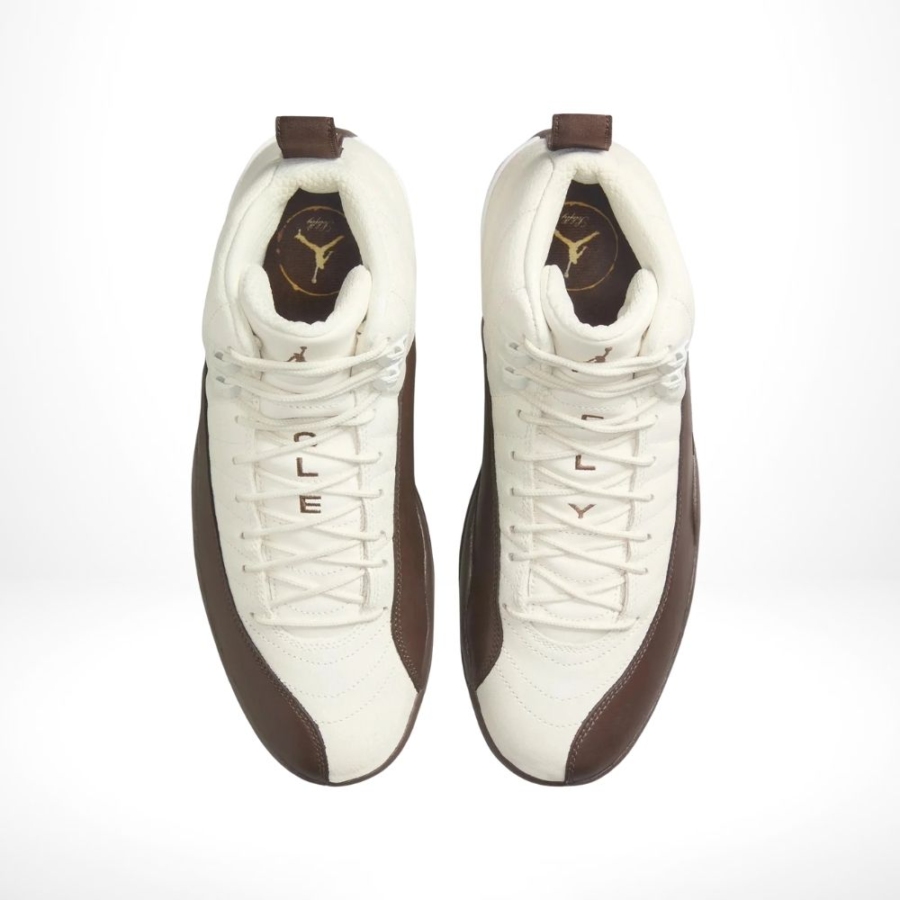 Top-down view of the Air Jordan 12