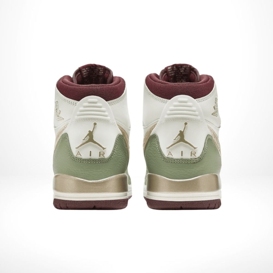 Rear view of the Air Jordan Legacy