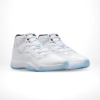 Angled front view of a full pair of Air Jordan 11