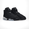 Angled front view of a full pair of Air Jordan 6