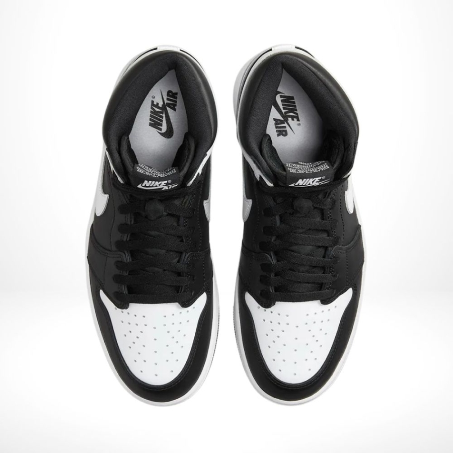 Top-down view of the Air Jordan 1