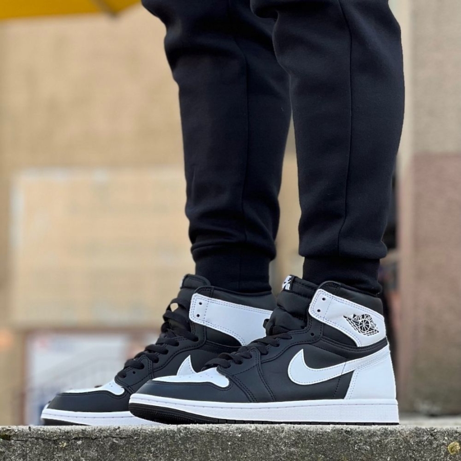 On-foot of the Air Jordan 1
