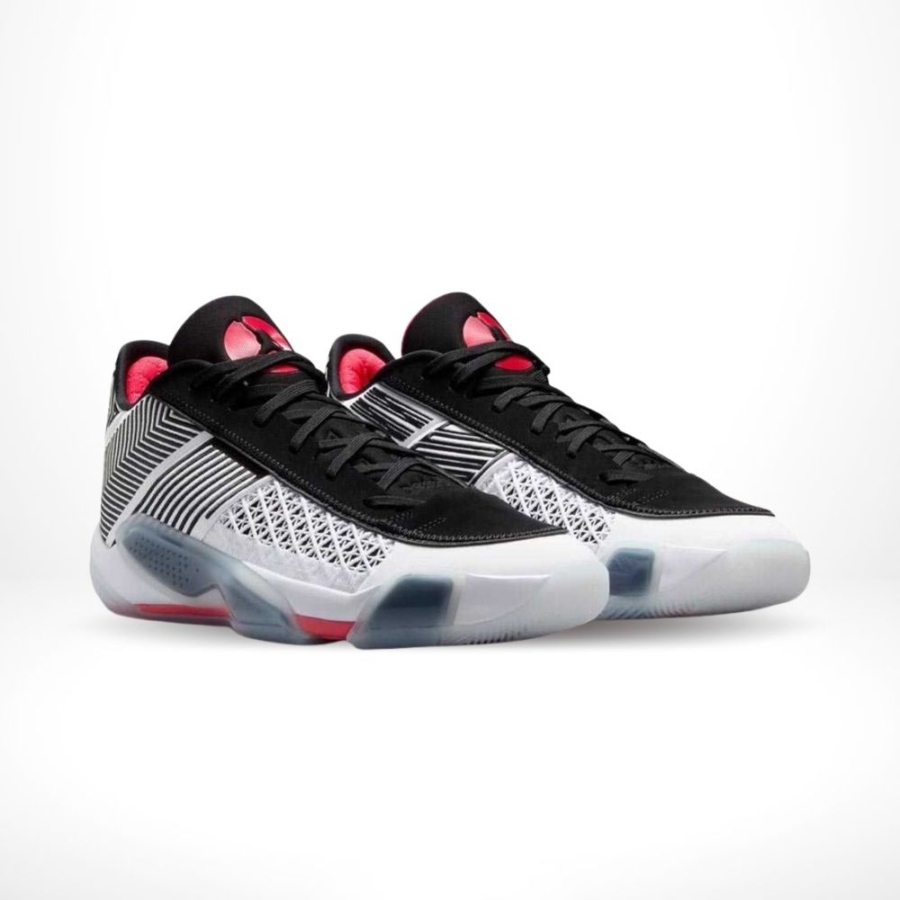 Air Jordan 38 Low Fundamental White Black - Image 2