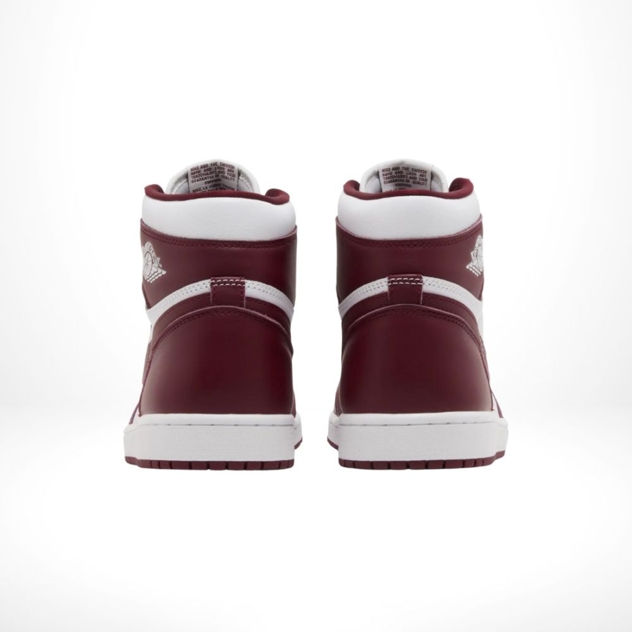 Rear view of the Air Jordan 1