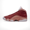 Medial side view of the Air Jordan 13