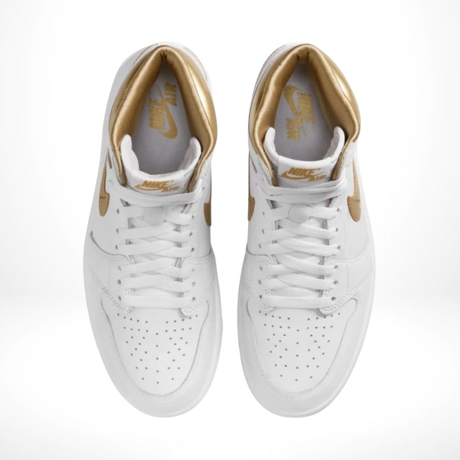 Top-down view of the Air Jordan 1