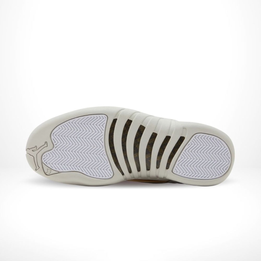 Bottom view of the Air Jordan 12