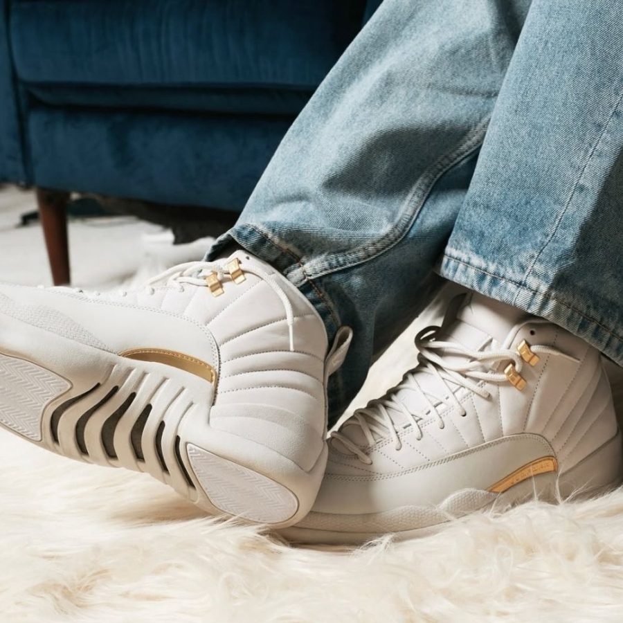 On-foot of the Air Jordan 12