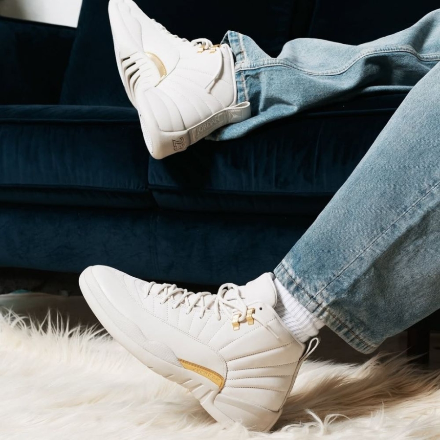 On-foot of the Air Jordan 12