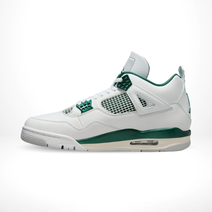 Medial side view of the Air Jordan 4