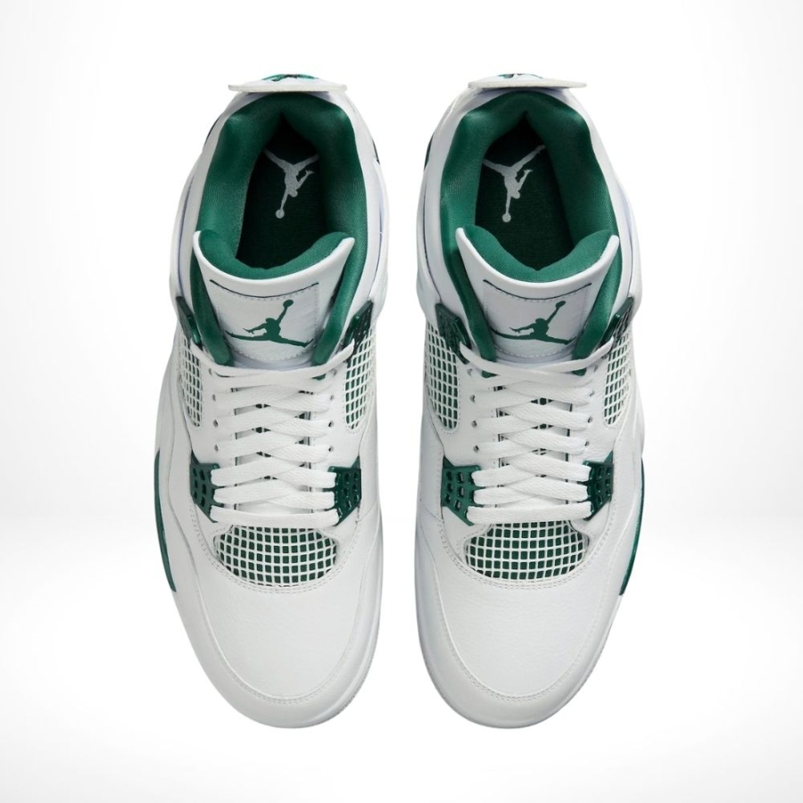 Top-down view of the Air Jordan 4