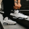 On-foot of the Air Jordan 6