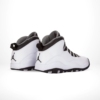 Rear view of the Air Jordan 10