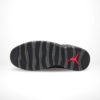 Bottom view of the Air Jordan 10