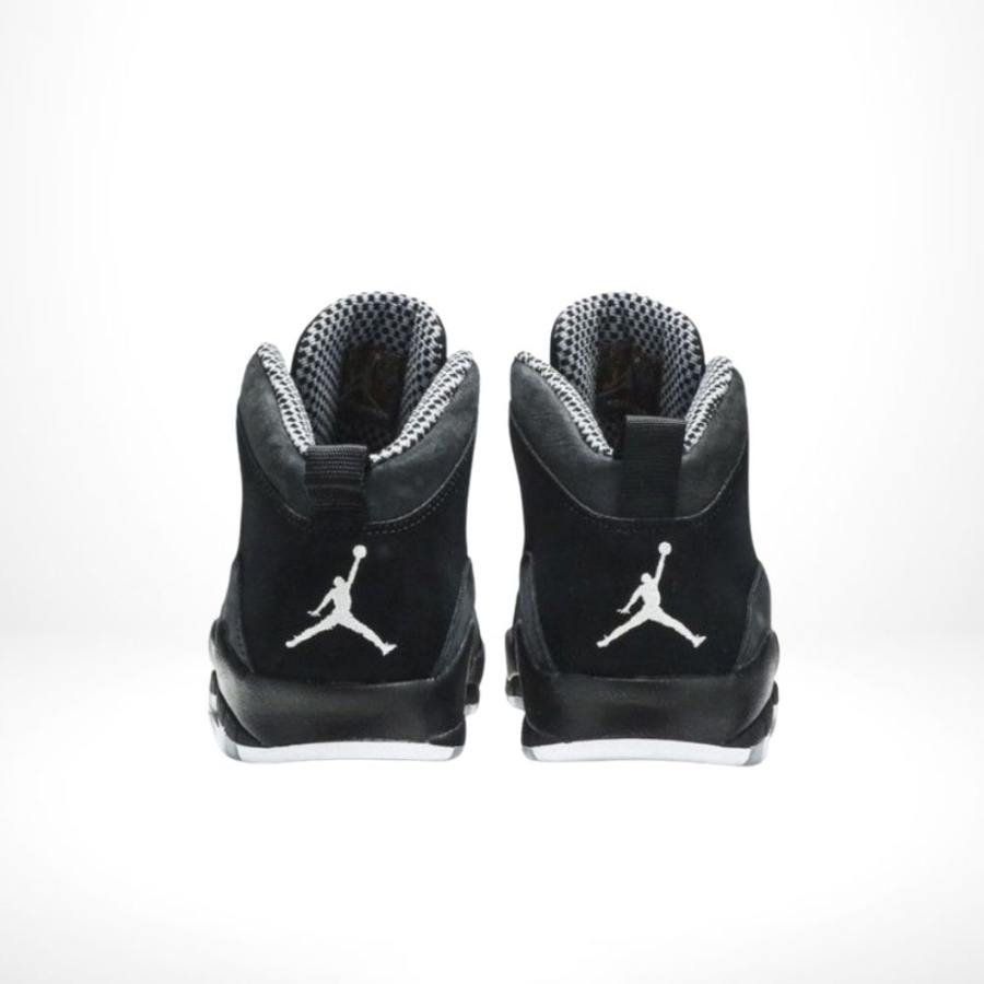 Rear view of the Air Jordan 10