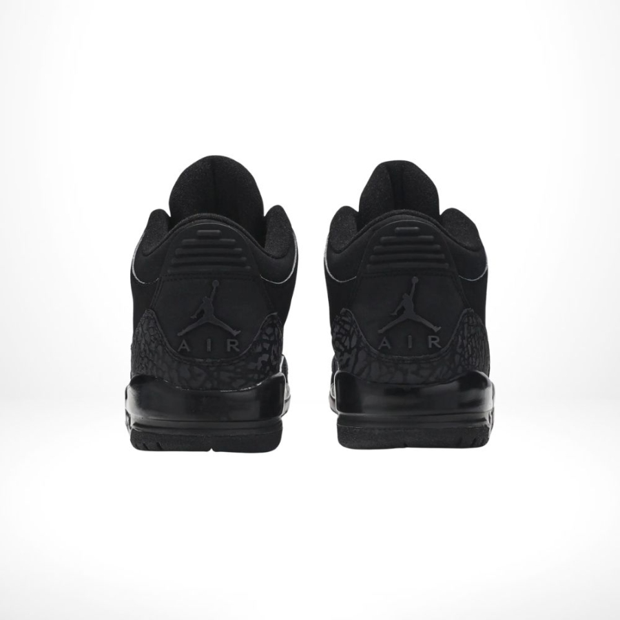 Rear view of the Air Jordan 3
