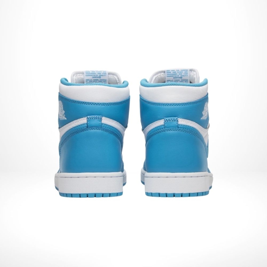 Rear view of the Air Jordan 1