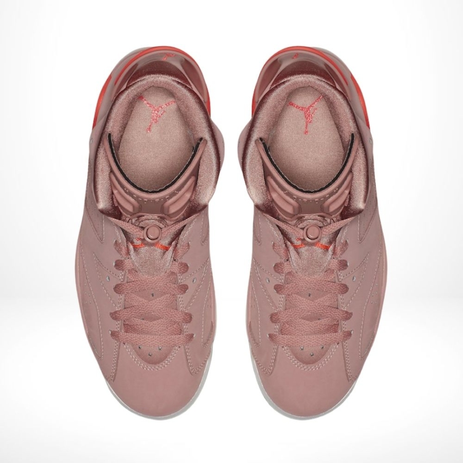 Top-down view of the Air Jordan 6