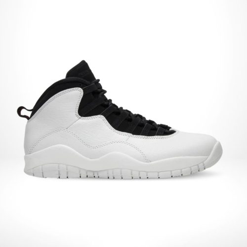 Side view of the Air Jordan 10