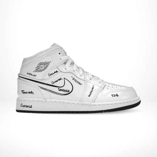 Side view of the Air Jordan 1