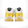 Rear view of the Air Jordan 11