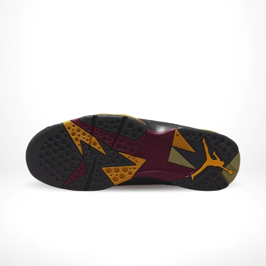 Bottom view of the Air Jordan 7