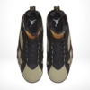 Angled front view of a full pair of Air Jordan 7
