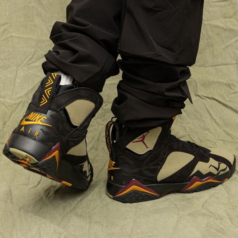 On-foot of the Air Jordan 7
