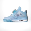 Medial side view of the Air Jordan 4