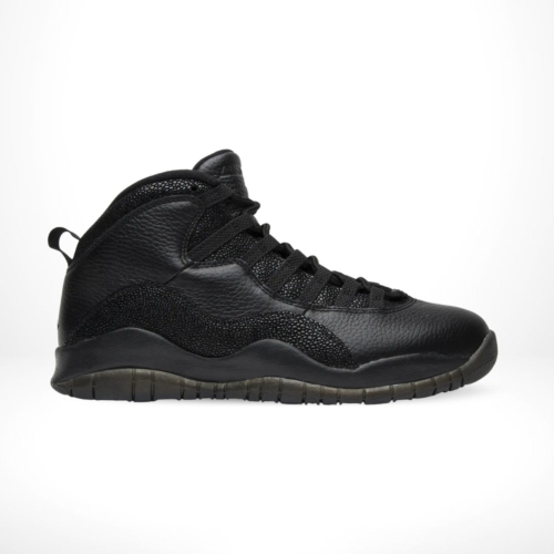 Side view of the Air Jordan 10