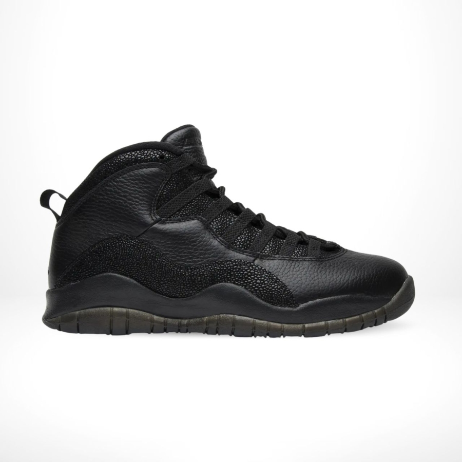 Side view of the Air Jordan 10