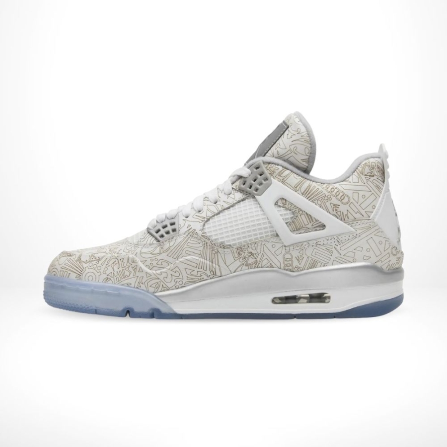 Medial side view of the Air Jordan 4