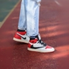 On-foot of the Air Jordan 1