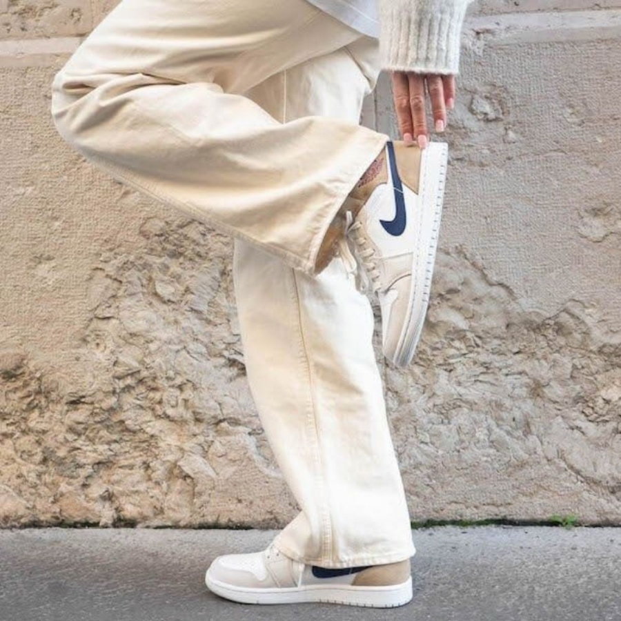 On-foot of the Air Jordan 1