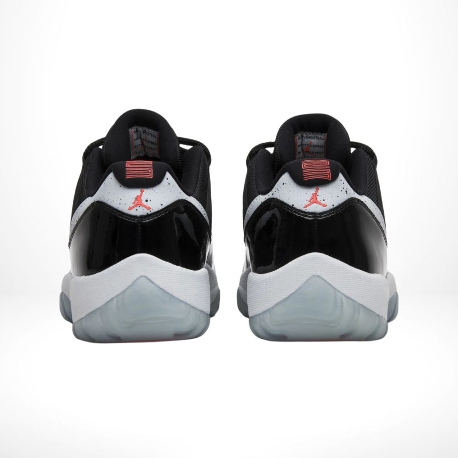 Rear view of the Air Jordan 11