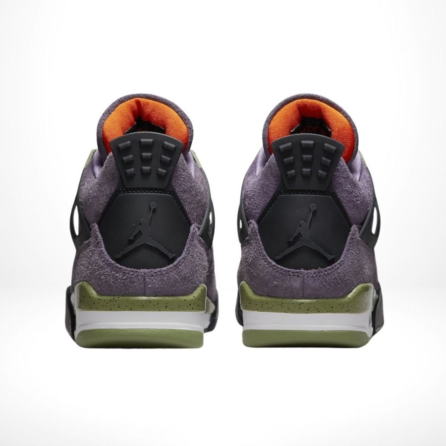 Rear view of the Air Jordan 4