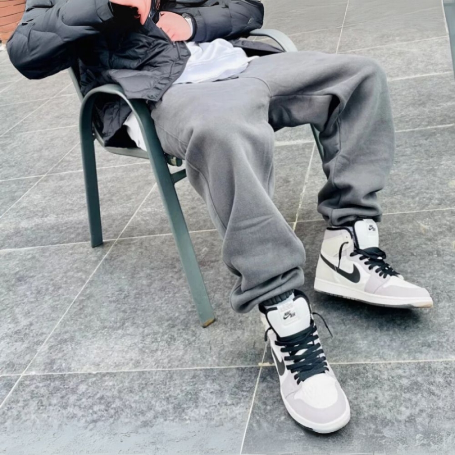 On-foot of the Air Jordan 1