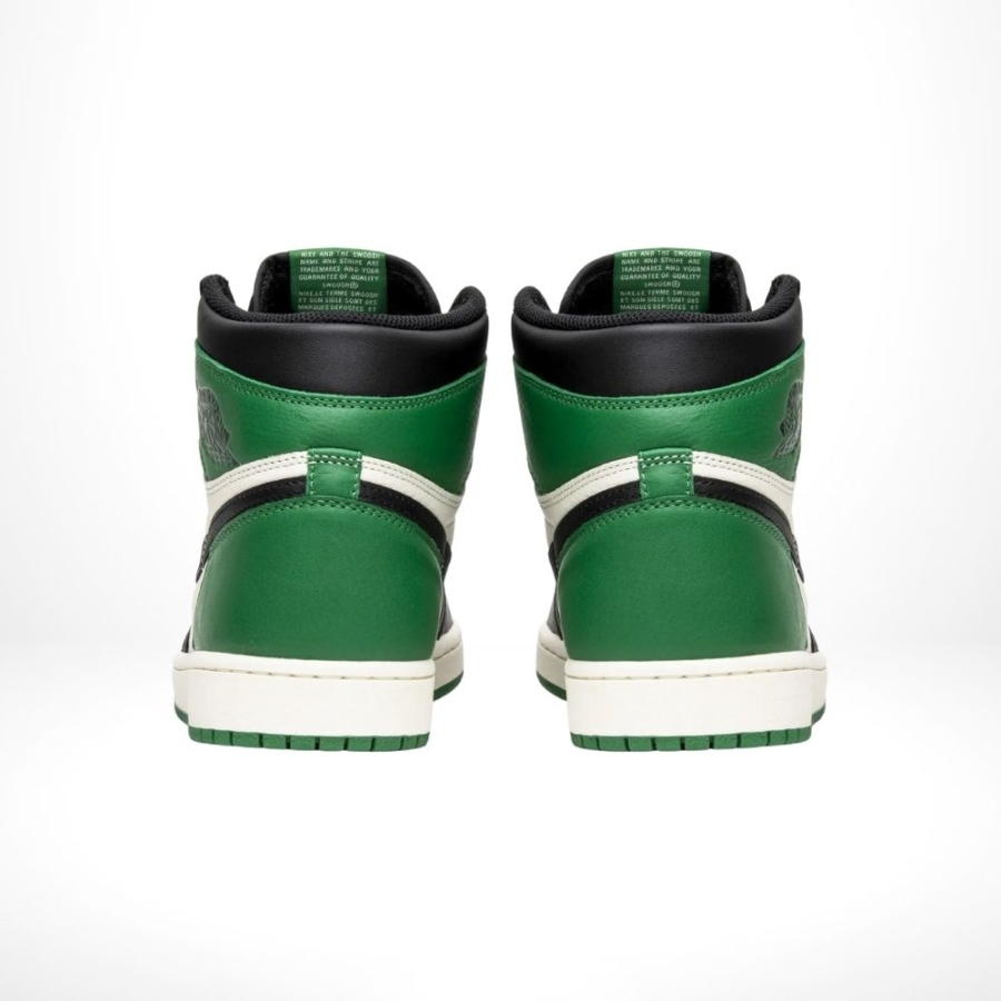 Rear view of the Air Jordan 1