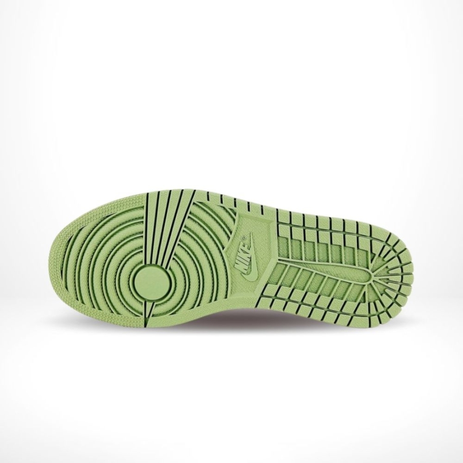 Bottom view of the Air Jordan 1