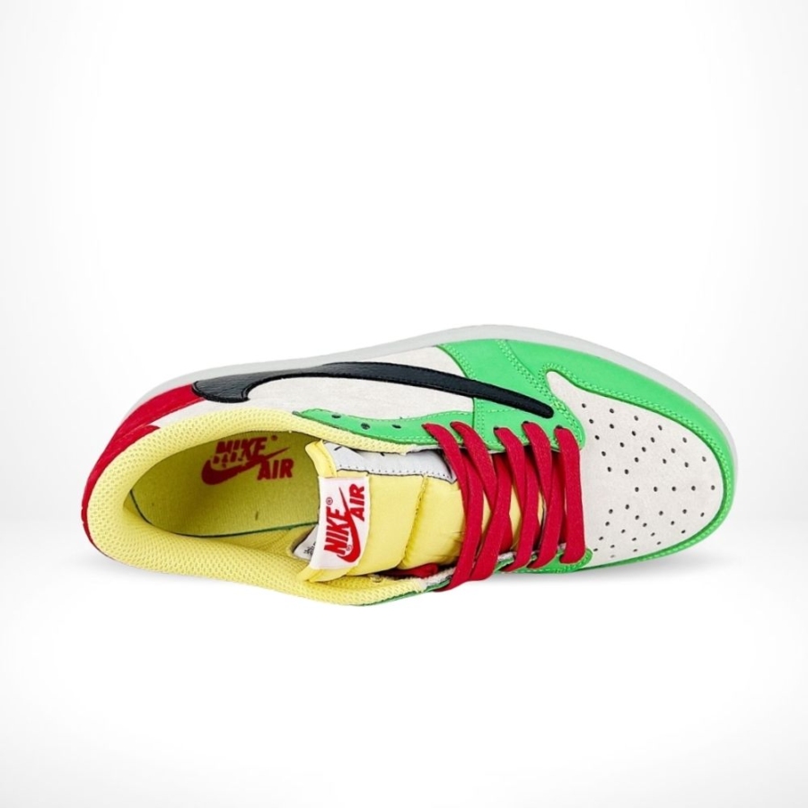 Top-down view of the Air Jordan 1