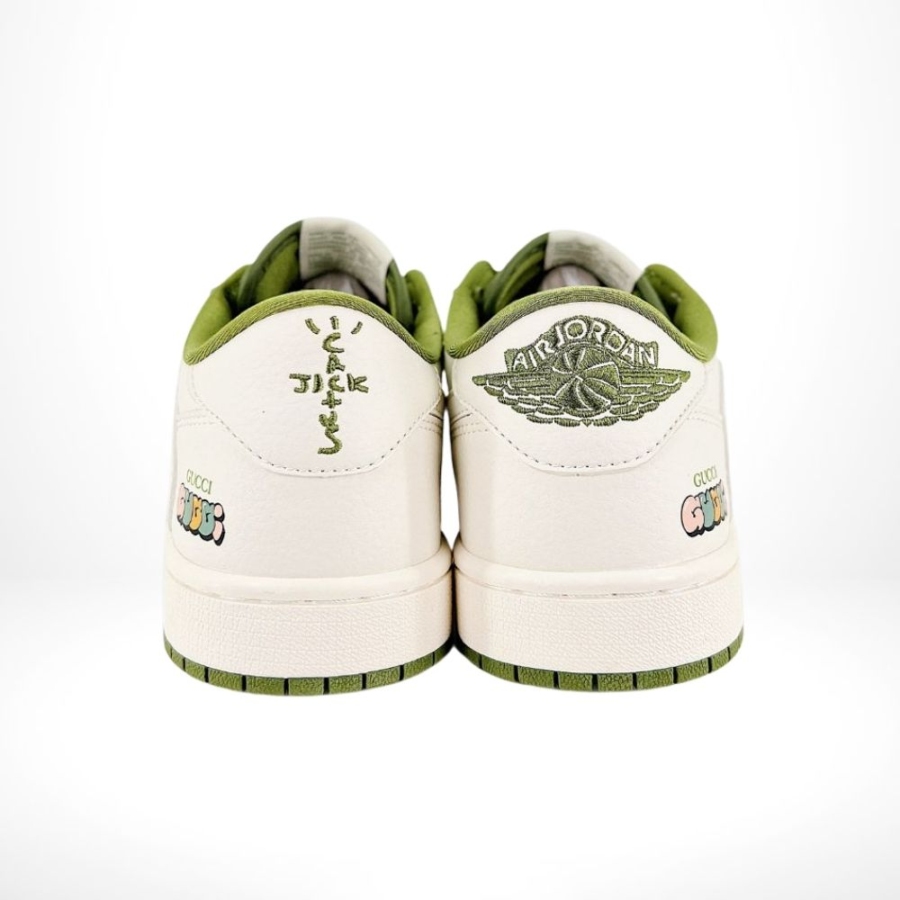 Rear view of the Air Jordan 1